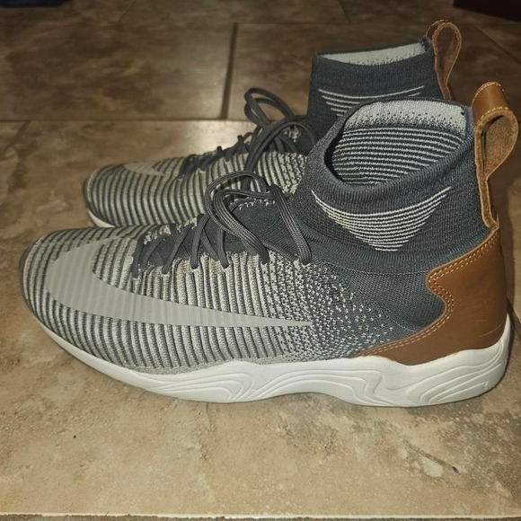Nike Other - Nike Zoom Mercurial XI FK Silver/Brown Size 11.5